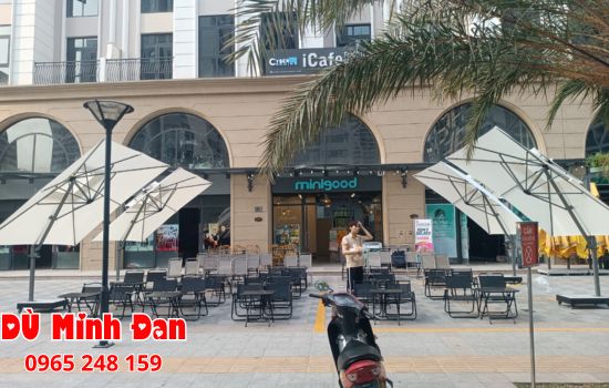 dù che nắng cafe sóc trăng