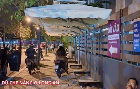 dù che nắng ở long an