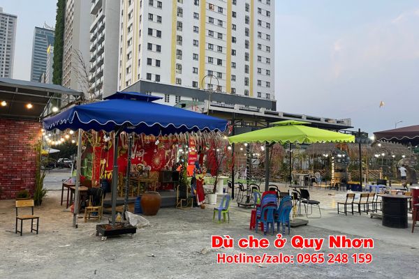 dù che nắng cafe quy nhơn