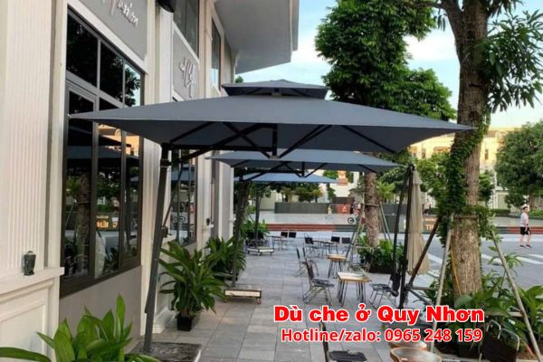 dù che nắng quán cafe quy nhơn