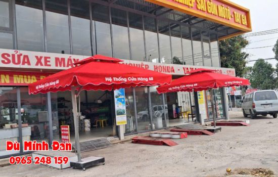 dù che nắng ở nhà bè