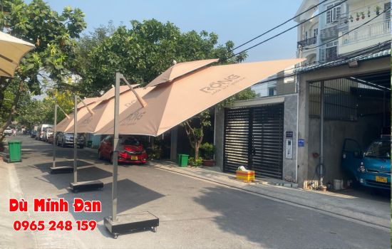 dù che nắng tại nhà bè