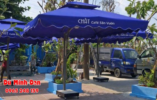 dù che nắng tại nhà bè