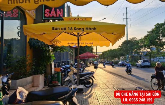 dù che nắng ở sài gòn