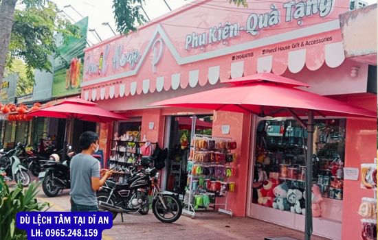 dù lệch tâm tại dĩ an