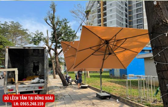 dù lệch tâm tại Đồng Xoài