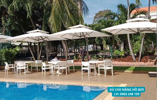 dù che nắng hồ bơi