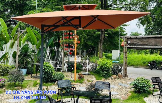 bán dù che nắng sân vườn