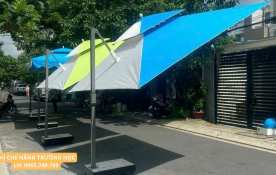 dù che nắng cho trường học