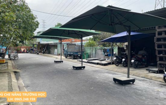 dù che nắng cho trường học