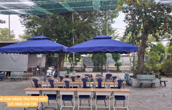dù che nắng cho trường học