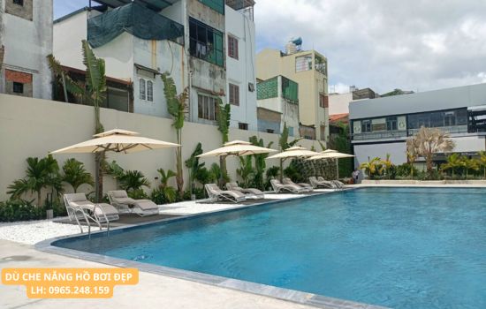 dù che nắng hồ bơi đẹp