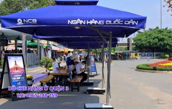 dù che nắng ở quận 3