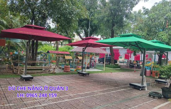 dù che nắng ở quận 3