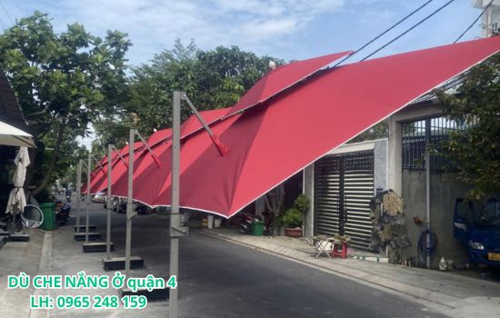 dù che nắng ở quận 4