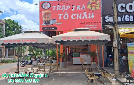 dù che nắng ở quận 4