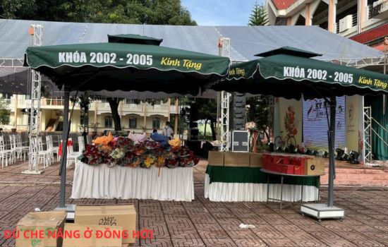 dù che nắng ở đồng hới