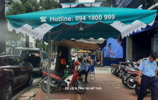 dù lệch tâm tại mỹ tho